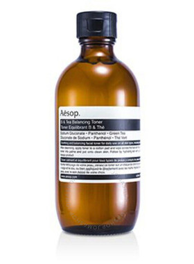 香港直邮伊索（Aesop）维他命B与绿茶平衡调理液 200ml正品