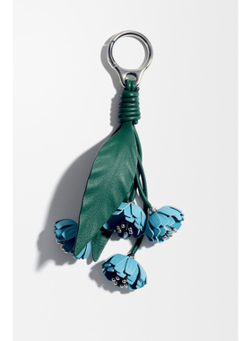 LOEWE 女士项链 C621232XQK5104 SS2026 蓝色 花朵吊坠