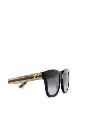 1h可退 GUCCI 女士眼镜 GG0034SN002 AW2024 蓝色 GG0034SN太阳镜