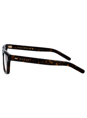 GUCCI 男士太阳镜 GG1525O002 CO 古驰 黑色几何 平光镜