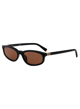 MIU MIU 女士太阳镜 0MUA06S16K10I SS2025 黑色 0MU A06S