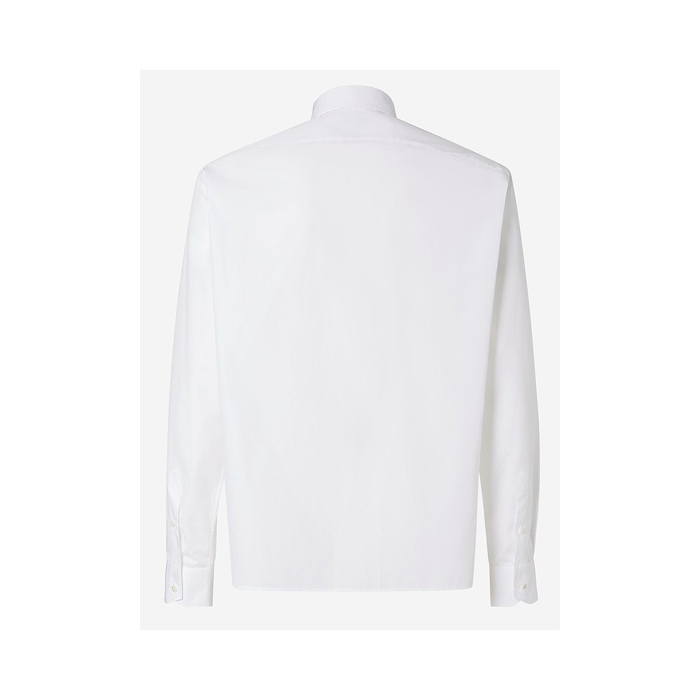 1h可退 FENDI 男士衬衫 FS1098AN08F0QA0 AW2025 白色 ROMA口袋衬 - 图0