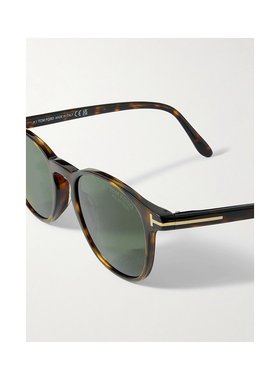 1h可退 潮奢 Tom Ford 汤姆 福特 男士 Holt 圆框龟甲色醋纤太阳