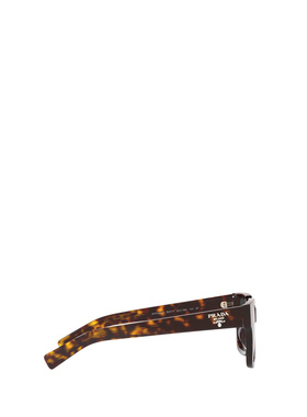 1h可退 PRADA 男士太阳镜 PR03ZS2AU08G AW2024 黑色 Prada PR 03