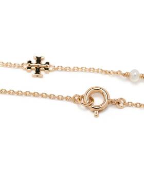 TORY BURCH 女士项链 136782137 AW2026 黄色 Gold brass kira ne