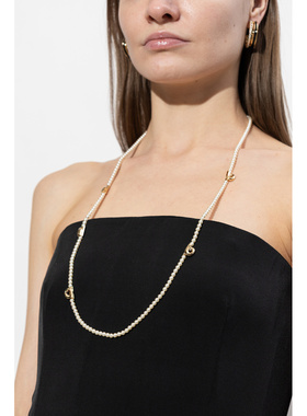 SALVATORE FERRAGAMO 女士项链 760931NKLDOUBPEA790669OROCREAM