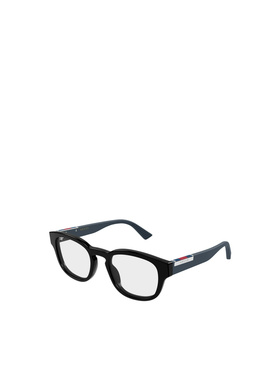 GUCCI 男士眼镜 GG2090O002 SS2026 黑色 古驰几何框平光镜