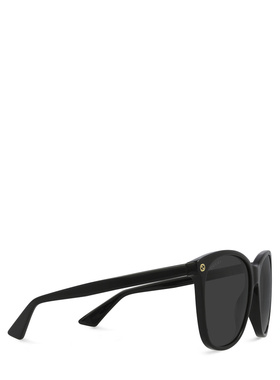 GUCCI 女士眼镜 GG0024S001 SS2025 黑色 GG0024S