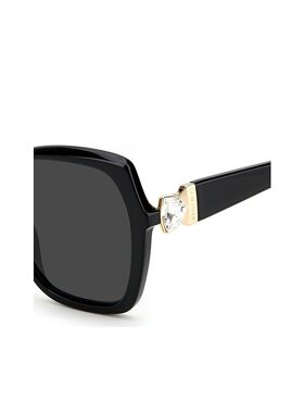JIMMY CHOO 女士眼镜 MANONGS807IR AW2023 黑色 几何框太阳镜