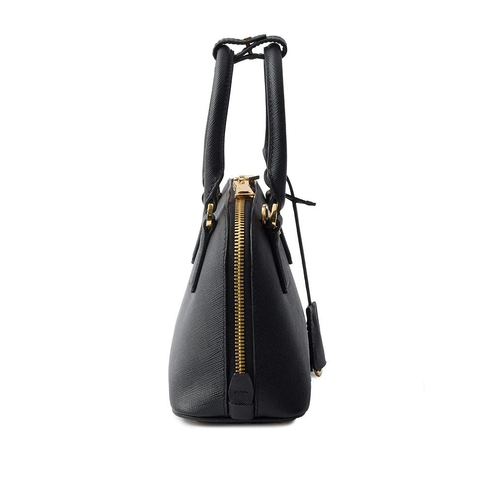 1h可退 PRADA 女士手提包 1BA851VEOONZVF0002 AW2025 黑色贝壳包 - 图2