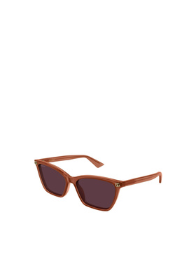 GUCCI 女士眼镜 GG2111S004 SS2026 古驰 棕色几何太阳镜