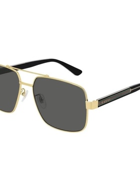 GUCCI 男士太阳镜 GG0529S001 SS2025 古驰 太阳镜黑色方框