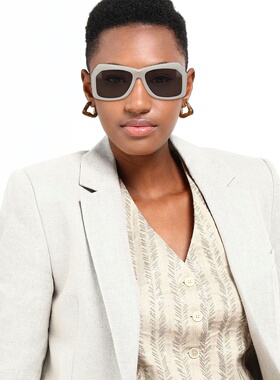 1h可退 潮奢 Marni 玛尼 女士 太阳眼镜 grey灰色 舒适时尚