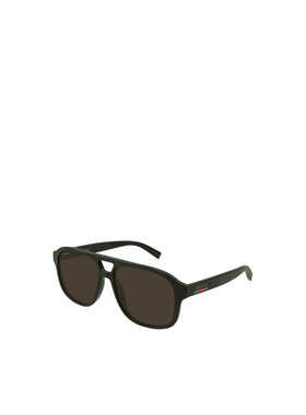 GUCCI 男士眼镜 GG1856S007 AW2026 棕色 飞行员太支付后1h可退