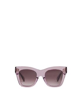 CELINE 女士眼镜 4S004CPLB32TL AW2022 紫色 徽标猫眼框太阳镜