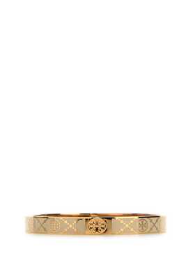 TORY BURCH 女士手链手镯 150568701 SS2025 黄色 铰接手镯