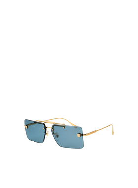 VERSACE 女士眼镜 VE2245100280 SS2025 蓝色 徽标太阳镜范思哲