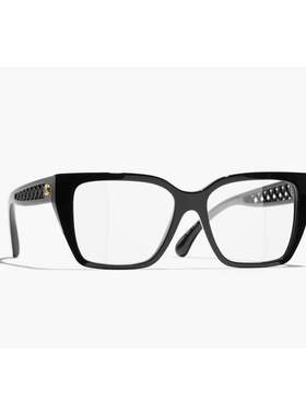 CHANEL 女士眼镜 CH35071850 CO 黑色 全框眼镜
