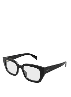 GUCCI 女士眼镜 GG2021O001 SS2026 黑色 几何平光镜