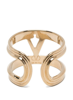 VALENTINO 女士戒指 WJ0Y58METL01 SS2026 金色 VLOGO戒指