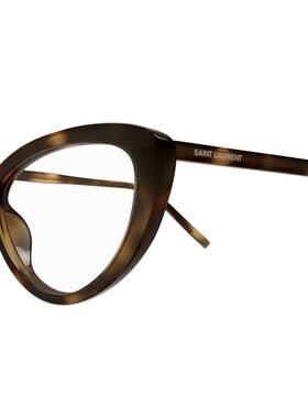 SAINT LAURENT 女士眼镜 SL777003 CO 棕色 猫眼平光镜