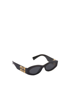 MIU MIU 女士太阳镜 MU11WS1AB5S0N SS2025 黑色 MIU MIU EYEWEAR