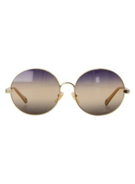 CHLOÉ 女士眼镜 CH0281S AW2025 金色 Chloe Ch0281S Sunglasses