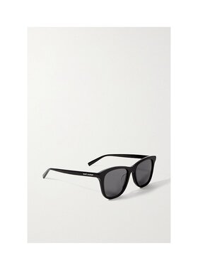 1h可退 潮奢 Saint Laurent 圣罗兰 女士 方形框醋纤太阳眼镜 SL5