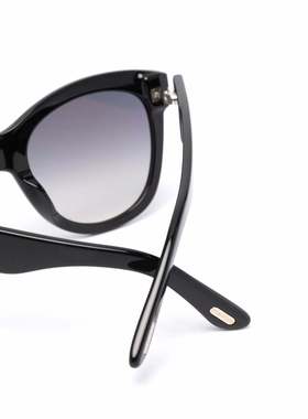 TOM FORD 女士眼镜 FT087001B SS2022 黑色 徽标太阳镜