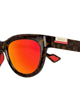 GUCCI 男士眼镜 GG1620S002 AW2024 古驰红色 GG1620S