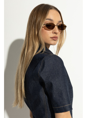 GUCCI 女士眼镜 819542I33308023 SS2026 灰色 Sunglasses