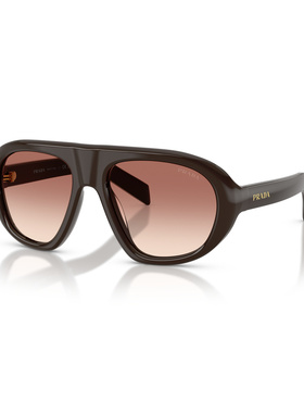 PRADA 女士眼镜 PRC05S27I70X SS2026 棕色 全框太阳镜