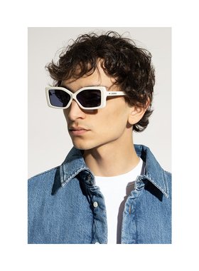 JACQUEMUS 男士太阳镜 JAC41C3SUN00 CO 黑色 Sunglasses