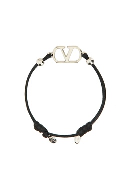 VALENTINO 女士手链手镯 WJ0X85JWEEDM SS2025 黑色 徽标手链