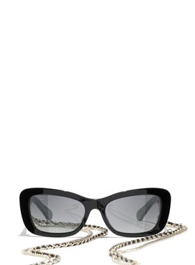 CHANEL 女士眼镜 CH5553C622S8 CO 灰色 全框太阳镜