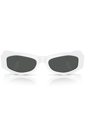 1h可退 VERSACE 女士眼镜 VE448731487 CO 白色 全框太阳镜