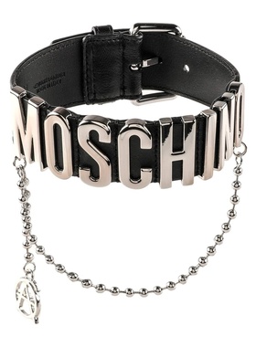 1h可退 潮奢 Moschino 莫斯奇诺 女士 项链 black黑色 舒适时尚