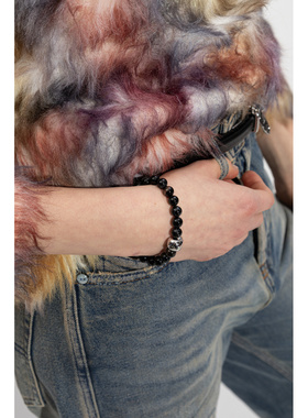 DIESEL 男士手链手镯 DX138104000 CO 黑色 Adjustable bracelet