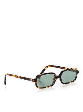 MIU MIU 女士太阳镜 MU11ZSVAU04M51 SS2026 棕色 Miu Regard Sun