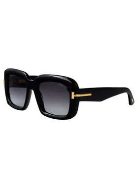 TOM FORD 女士太阳镜 FT133001B CO 黑色 几何框太阳镜
