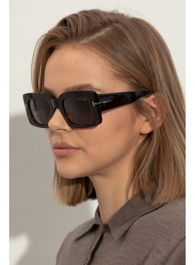 TOM FORD 女士太阳镜 FT118805052E SS2026 棕色 Sunglasses