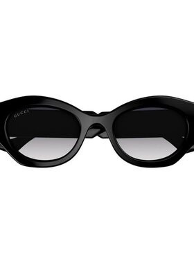 GUCCI 女士眼镜 GG1553S001 CO 黑色 几何框太阳镜古驰