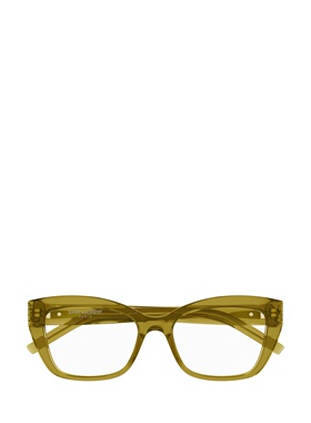 SAINT LAURENT 女士眼镜 SLM117006 SS2025 棕色 全框平光镜