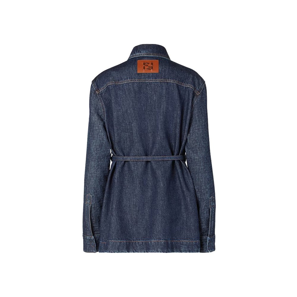 1h可退 FENDI 女士大衣 FLF677AW82F1UKI SS2026 蓝色 - 图1