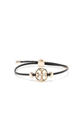 TORY BURCH 女士手链手镯 144706720 CO 黑色皮绳配饰