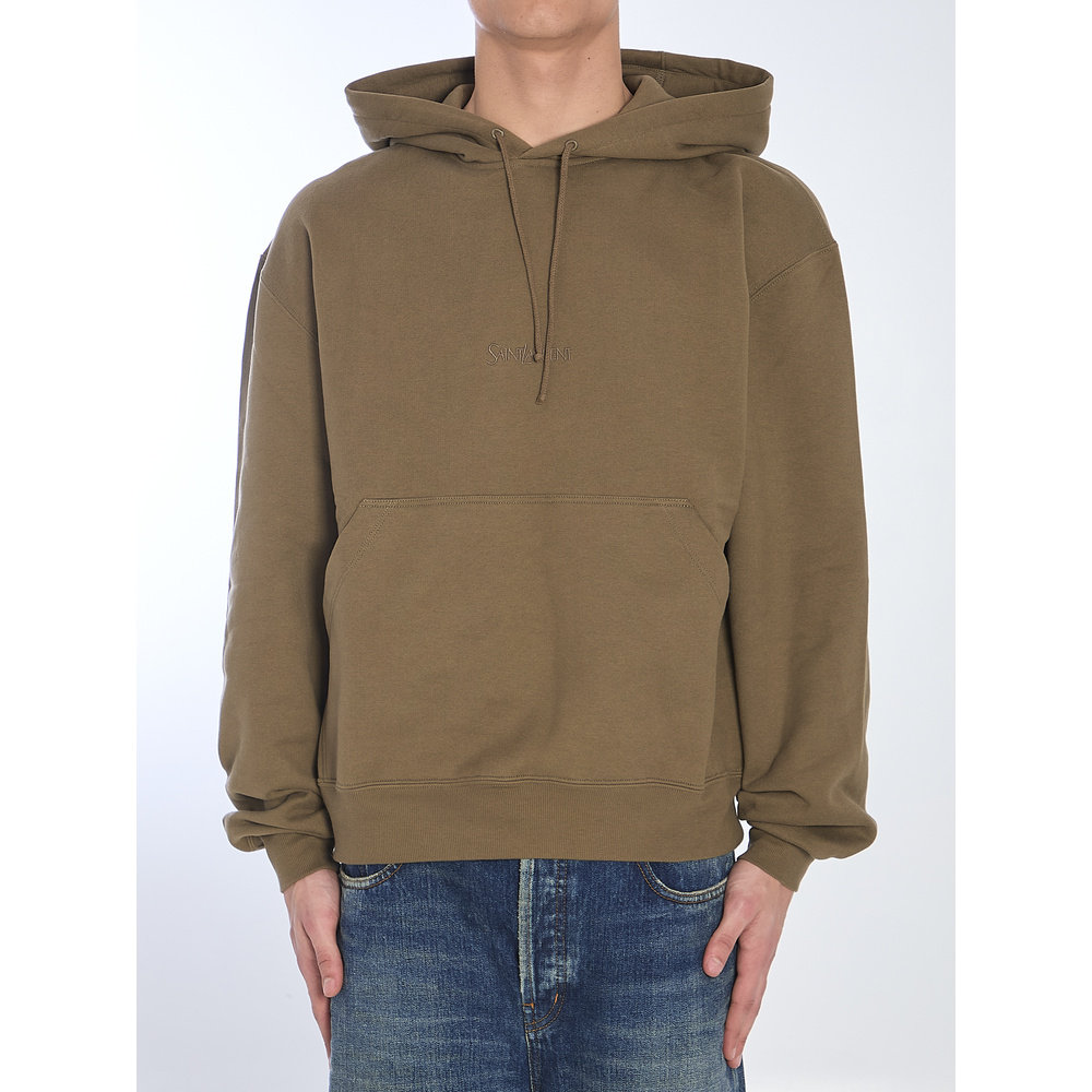 1 hour refundable SAINT LAURENT men's sweatshirt 818538Y36SW1301 SS2025 hoodie