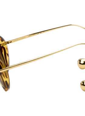Bottega Veneta 葆蝶家 女士 棕色 Drop Squared 太阳镜 BV1436S0