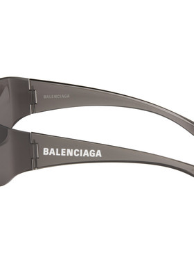 Balenciaga 巴黎世家 男士 黑色 Extreme Mono 太阳镜 BB0421S001