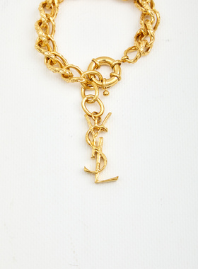 SAINT LAURENT 女士手链手镯 840629Y15008060 CO 金色
