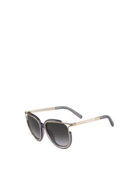 1h可退 CHLOÉ 女士眼镜 JAYMECE688S036 AW2022 黑色 徽标太阳镜